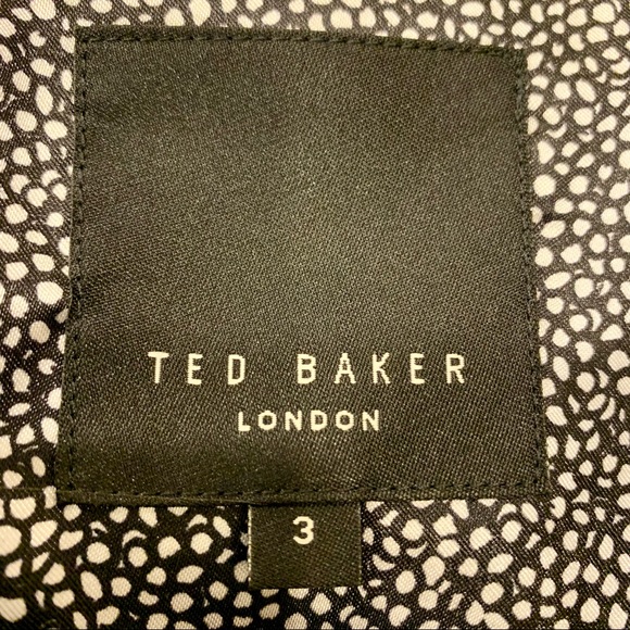 Ted Baker Jacket /Blazer. Size 3. M. Navy. Linen. Like NWOT. Never worn Bluechi - Picture 8 of 8